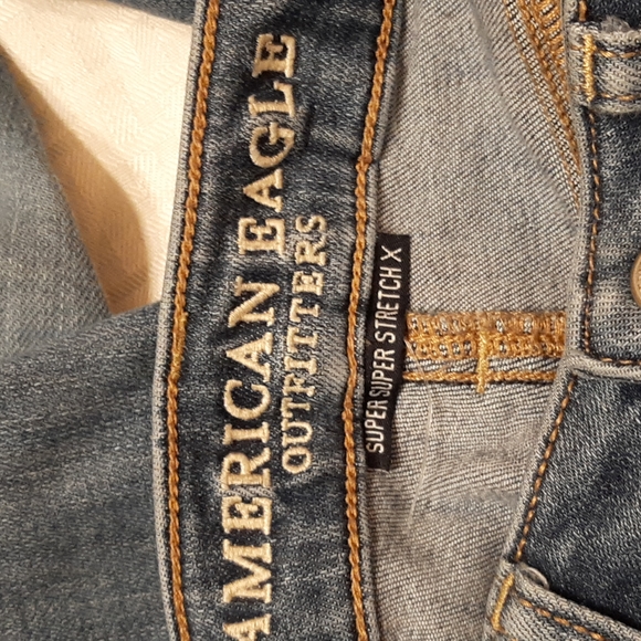 AE Super Hi-Rise Jegging 0 regular distressed - Picture 4 of 6